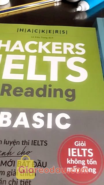 Giảm giá [Mã giảm 25%] Lẻ/Combo Sách Hackers IELTS Basic Vững Nền Tảng Bứt Phá 7.0 IELTS (Reading+Listening+Writing+Speaking) Kèm App. Sách đẹp cực nha mn, bìa màu siêu xinh, nhìn có động lực học lắm. 