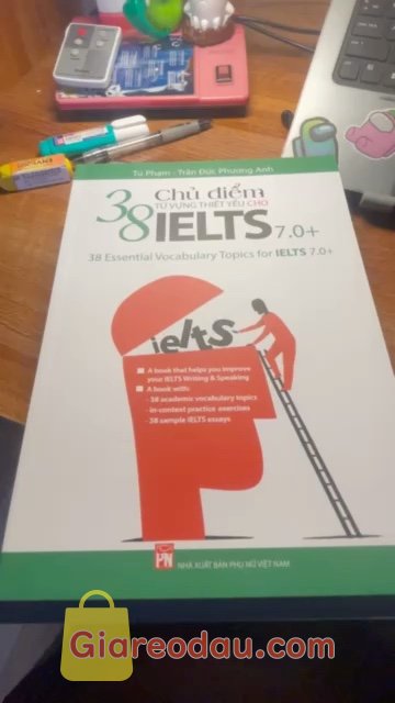 Giảm giá [Mã giảm 20%] Sách 38 Chủ Điểm Từ Vựng Thiết Yếu Cho IELTS 7.0 7296229570094. giao hàng nhanh sản phẩm tốt sau mỗi chủ đề sẽ một bài đọc. 