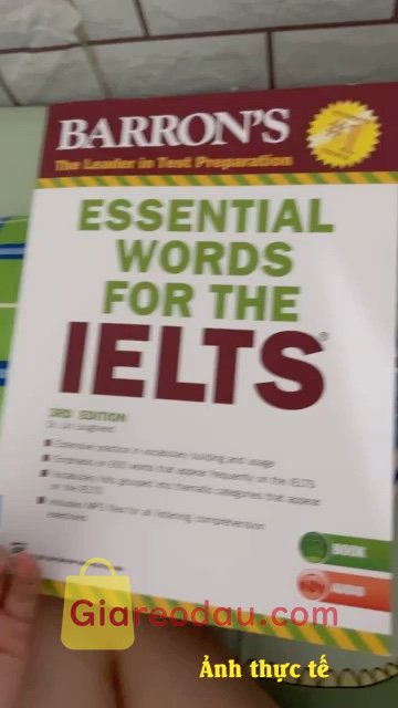 Giảm giá [Mã giảm 23%] Sách Barron's Essential Words For The Ielts Tặng Post Card Danh Ngôn. Sách giao nhanh. Chất lượng sản phẩm tuyệt vời. Chữ rõ nét. Sách. 