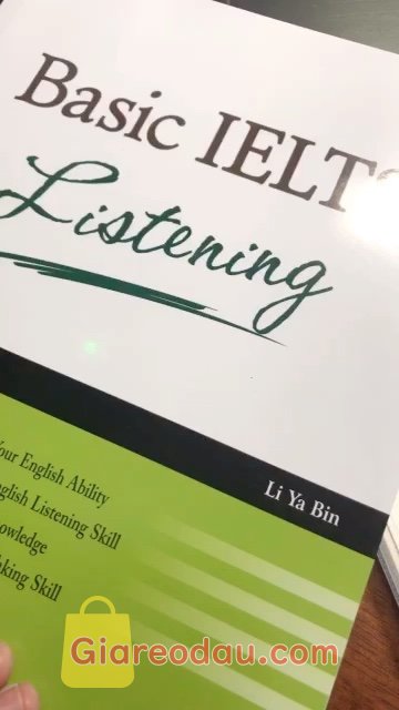 Giảm giá [Mã giảm 20%] Sách Basic IELTS Listening (Tái bản). sách đẹp, in chữ rõ nét, kèm đĩa nên rất tốt luôn ạ. giá cả. 