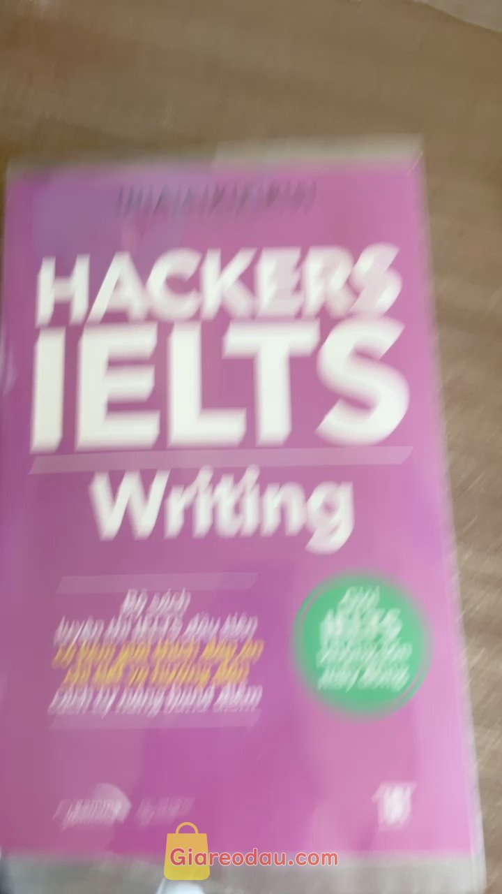Giảm giá [Mã giảm 25%] Sách Bộ > Hackers IELTS (Combo/Lẻ: Listening + Reading + Speaking + Writing) (Tái Bản Mới Nhất, File Nghe/Đọc thử,Gamma). Sách in đẹp, chỉn chu, nội dung phù hợp với nhu cầu tự ôn luyện. 
