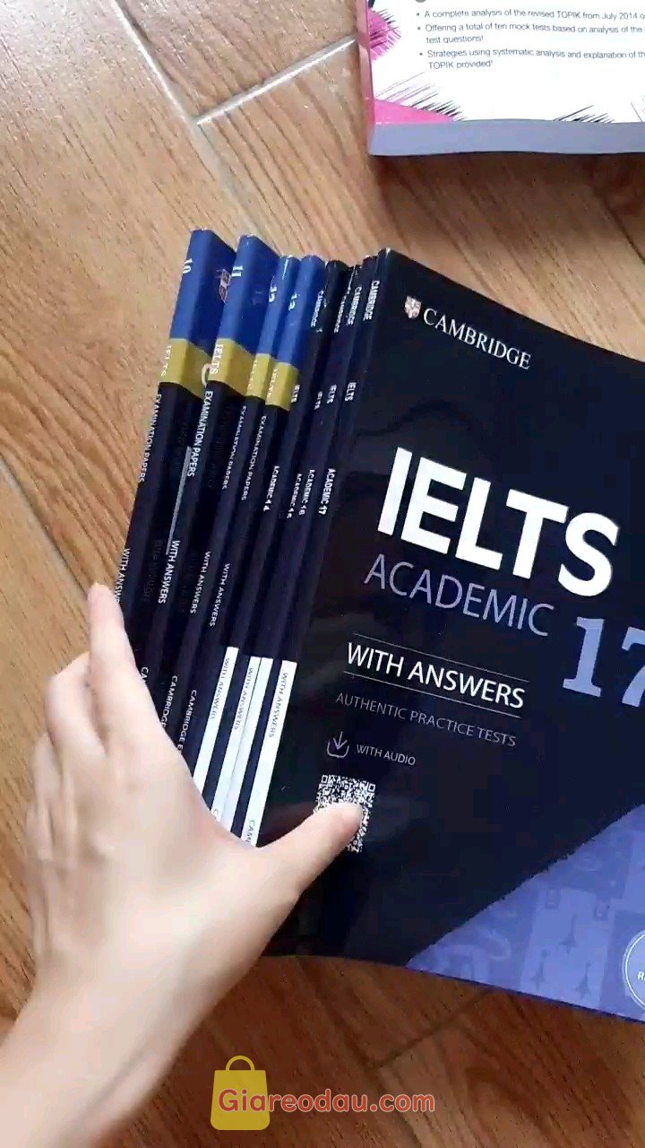 Giảm giá [Mã giảm 39%] Sách Cambridge IELTS Academic Combo 10 - 17 - Ôn Luyện Thi IELTS Tặng Kèm Audio. Giao hàng siêu nhanh, đóng gói cẩn thận, rất thích hợp để tự luyện. 
