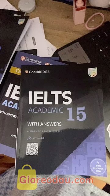 Giảm giá [Mã giảm 44%] Sách Cambridge IELTS Academic English Lẻ Trọn Bộ 18 Cuốn - Ngoại Ngữ -  Tiếng Anh Ôn Thi IELTS Cambridge. sách đẹp lắm luôn ý, lúc mình nhận hàng thấy đơn trông nhỏ nhỏ,. 