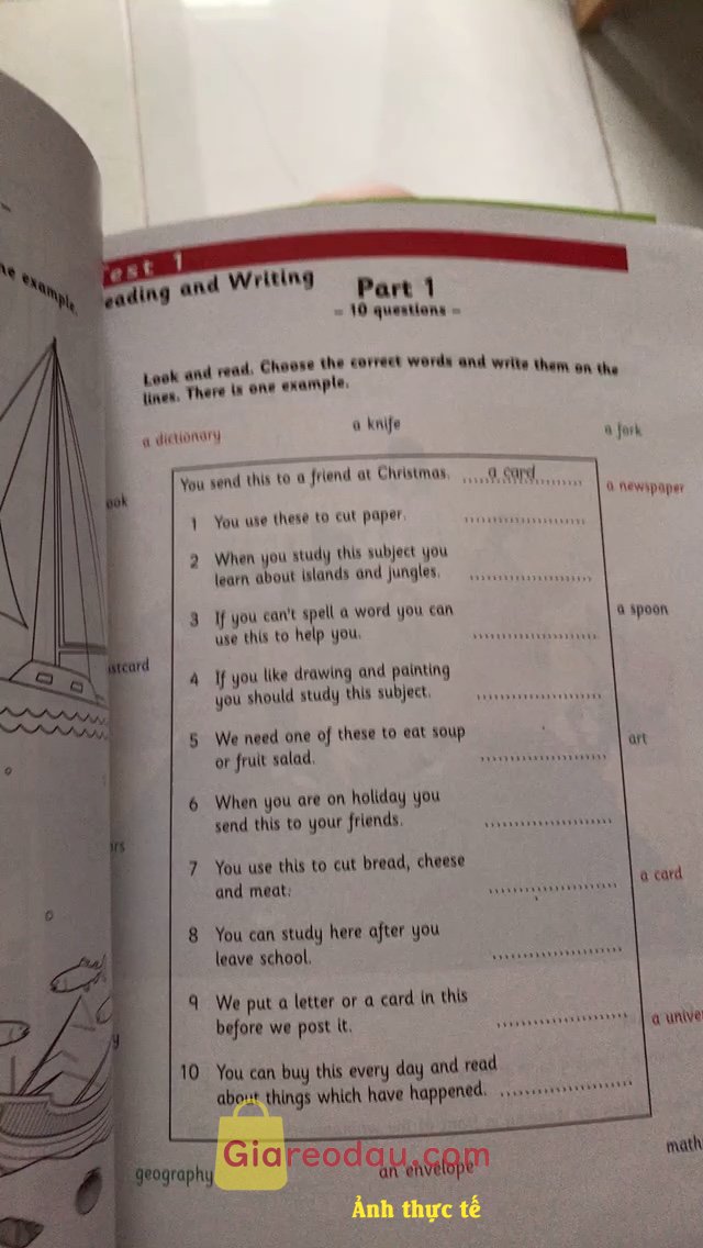 Giảm giá [Mã giảm 5%] Sách Cambridge Young Learner English Tests Flyers 3 SB FAHASA Reprint Edition. Sách đẹp, có màu, giấy tốt, giao hàng nhanh lắm nha. Hình mang tính. 