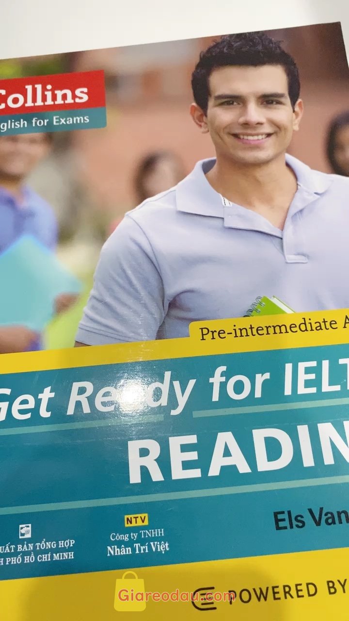 Giảm giá [Mã giảm 20%] Sách Collins Get Ready for IELTS Reading Giá: 136.000VNĐ. Huhu mua sách về để học mà lười như hủi luôn, mua hơn tháng mang. 