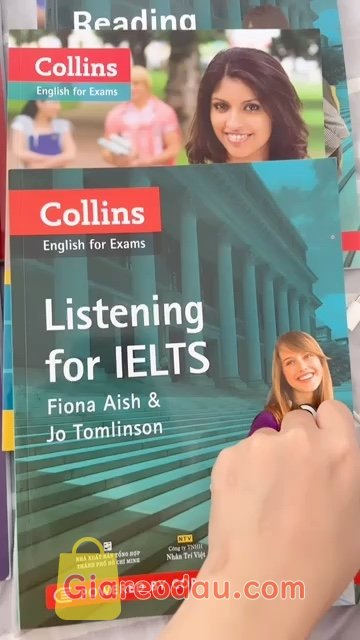 Giảm giá [Mã giảm 15%] Sách Collins Listening for IELTS. 10 điểm luôn quý dzị ơi 🌟🌟🌟 Đóng gói kĩ lắm luôn, tới hai. 