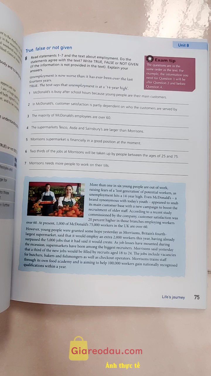 Giảm giá [Mã giảm 24%] Sách Collins Reading For Ielts (Tái Bản). Giao hàng rất nhanh, sách nguyên bản rất đẹp, mỗi cuốn đều bọc. 