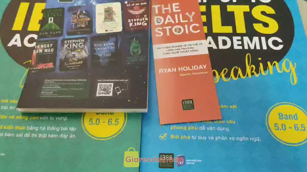 Giảm giá [Mã giảm 27%] Sách: Combo 4 cuốn Step Up To IELTS Academic Reading + Listening + Writing + Speaking. Đóng gói chỉn chu, cẩn thận. . Mùi sách mới. Có thêm quà tặng kèm. 