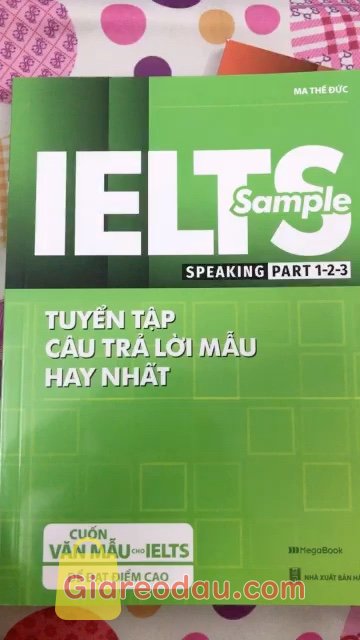 Giảm giá [Mã giảm 22%] Sách Combo IELTS SAMPLE Writing 1,2 & Speaking 1,2,3 - Tuyển tập câu trả lời mẫu hay nhất. Sách viết dễ hiểu, hay, shop giao sách đẹp. Shop đóng gói kỹ, giao. 