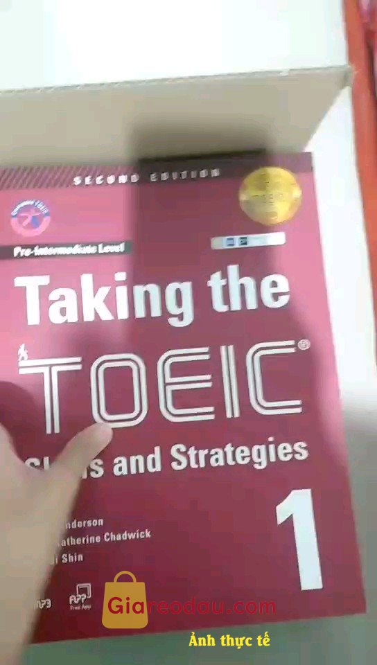 Giảm giá [Mã giảm 21%] Sách Combo Taking the TOEIC 1 + Taking the TOEIC 2 First News. . 