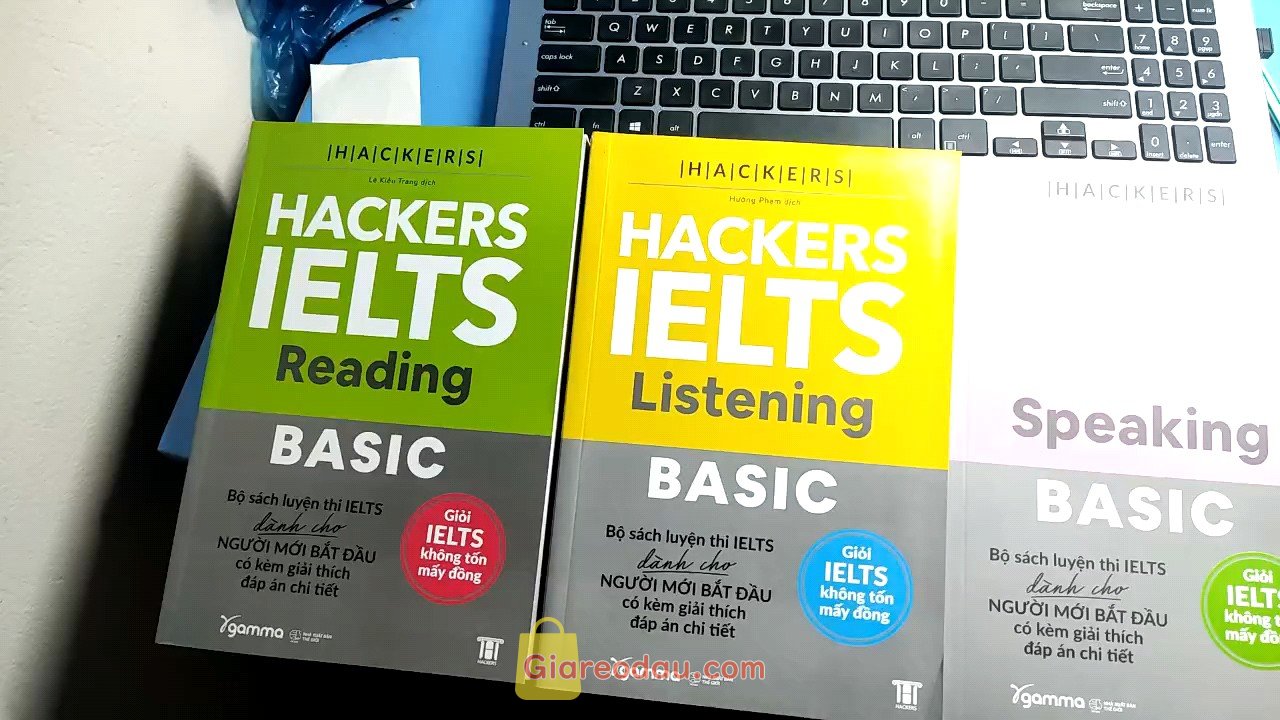 Giảm giá [Mã giảm 25%] Sách -Hacker IELTS Basic (Reading + Listening + Writing + Speaking ). Shop giao nhanh mà đóng gói cẩn thận kĩ càng lắm .In màu đẹp , không. 