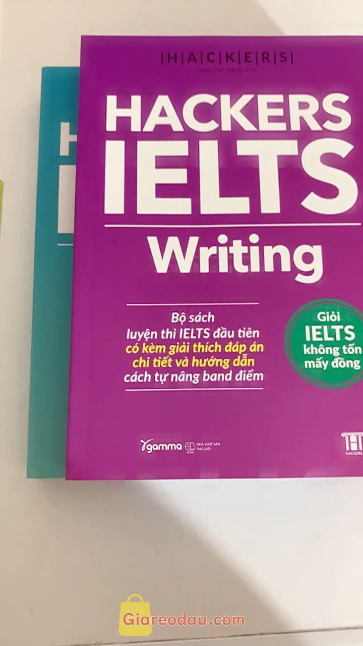 Giảm giá [Mã giảm 25%] Sách > Hackers IELTS (Có File Nghe): Listening + Reading + Writing + Speaking (Bộ 4 Cuốn/Lẻ, Tái Bản Mới Nhất - Gamma). Mình mua sách của Alpha Books 6 quyển rồi. Lần nào mình nhận đều. 