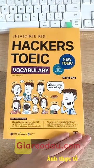 Giảm giá [Mã giảm 25%] Sách: Hackers TOEIC Vocabulary For All Levels Từ Cơ Bản Đến Nâng Cao (Dòng Sách TOEIC Bán Chạy Top 1 HÀN QUỐC). Sách thiết kế rất khoa học, dễ học. Hình ảnh sinh động ko gây. 