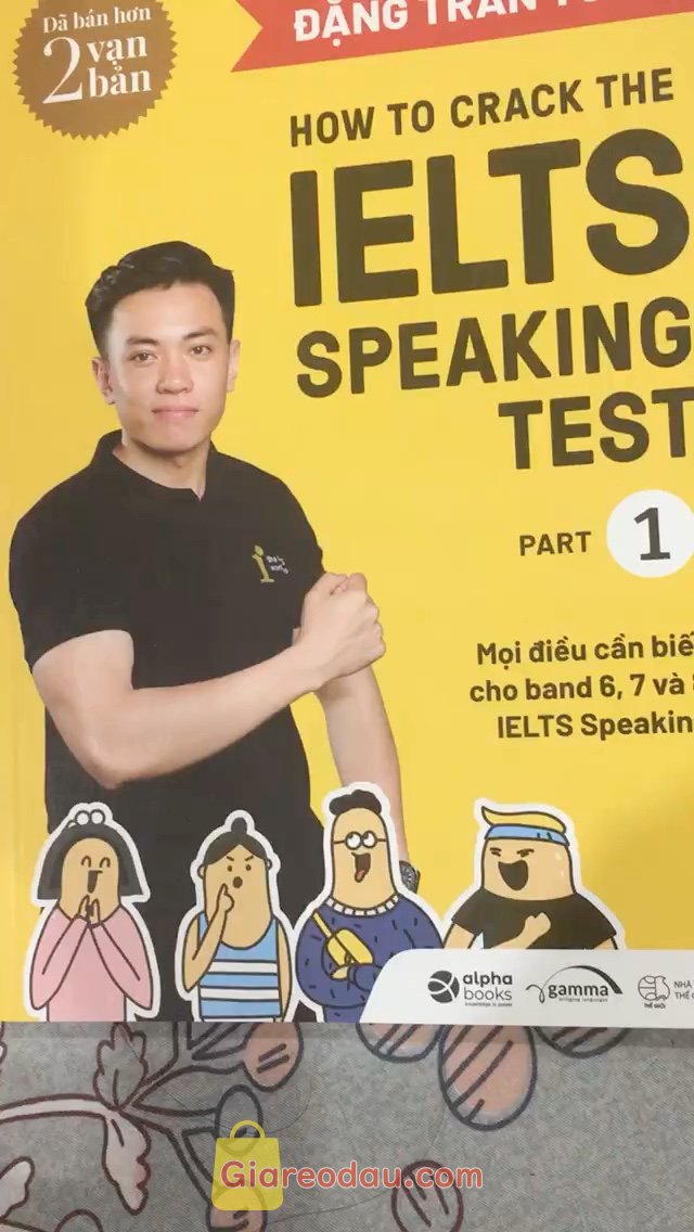 Giảm giá [Mã giảm 25%] Sách How to crack the IELTS Speaking Test. Mình rất thích sách viết theo phong cách truyện tranh như thế này😍,. 