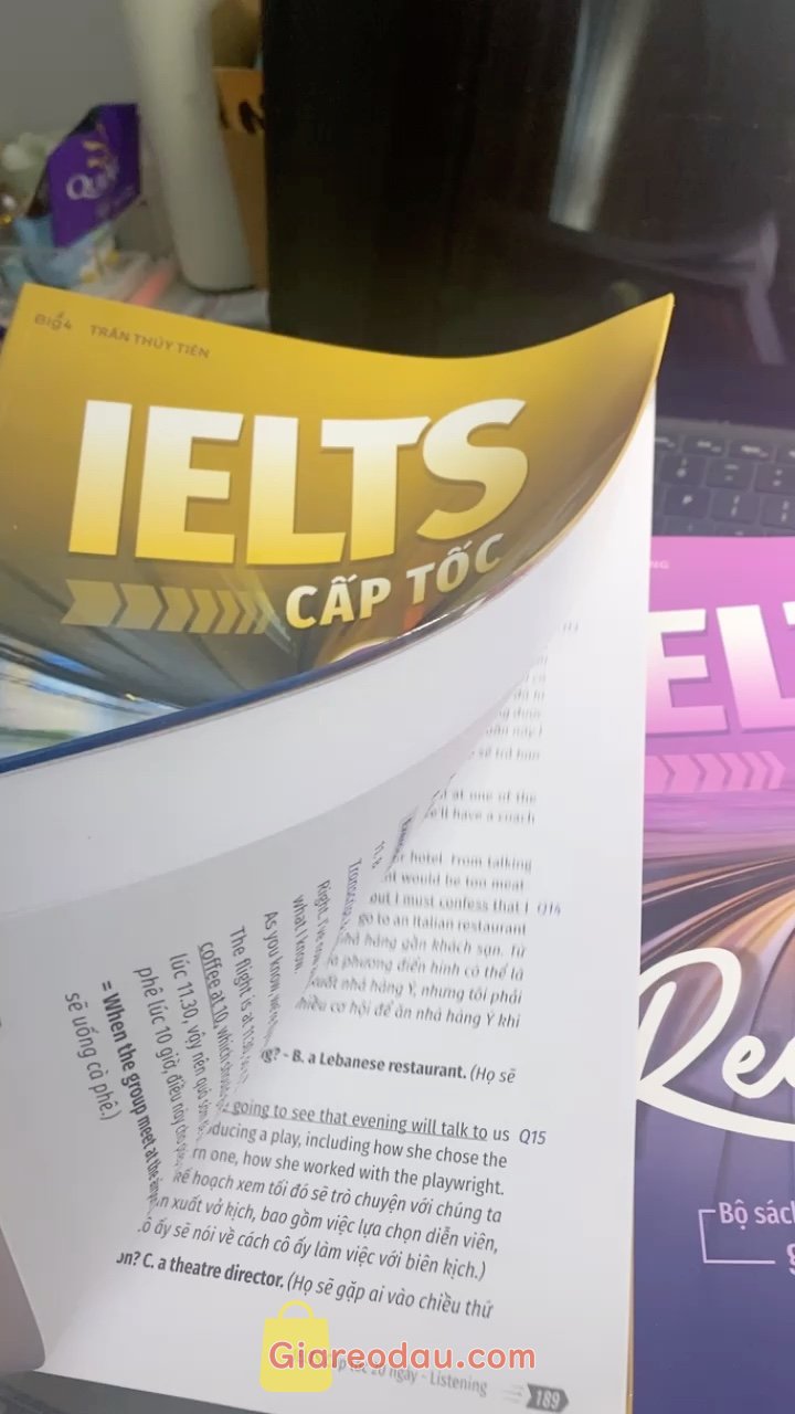 Giảm giá [Mã giảm 25%] Sách IELTS Cấp Tốc - 20 Ngày Reading (Bộ sách đầu tiên giúp giảm 2/3 thời gian ôn thi). . 