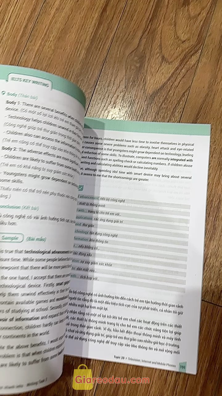 Giảm giá [Mã giảm 29%] Sách Megabook - IELTS KEY WRITING – Công thức học nhanh IELTS – Writing Task 2. Sách giao siêu nhanh, khổ to nên đọc dễ dàng, trình bày dễ theo dõi.. 