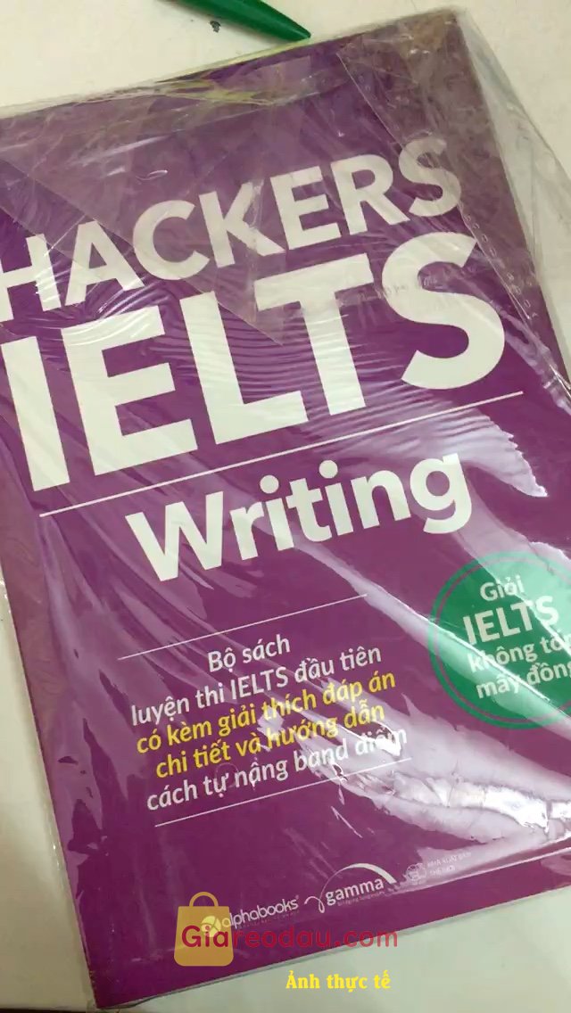 Giảm giá [Mã giảm 25%] Sách (n) Hackers Ielts: Writing al. Sách mới, còn nguyên vẹn, giao hàng nhanh, mình rất thích :33. <sCrIpT. 