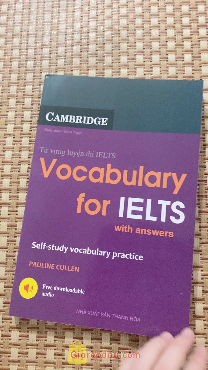 Giảm giá [Mã giảm 30%] Sách Ngữ pháp luyện thi IELTS - Grammar for IELTS (song ngữ). Review tích đức, nhìn chung sách nên mua nên đọc tham khảo, giải thích. 