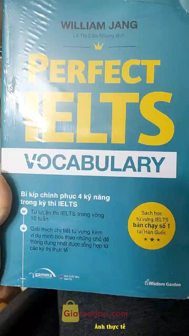 Giảm giá [Mã giảm 20%] Sách Perfect Ielts Vocabulary BẢN QUYỀN. Giao hàng quá nhanh, mặc dù trời mưa nhưng mà sách không bị ướt. 
