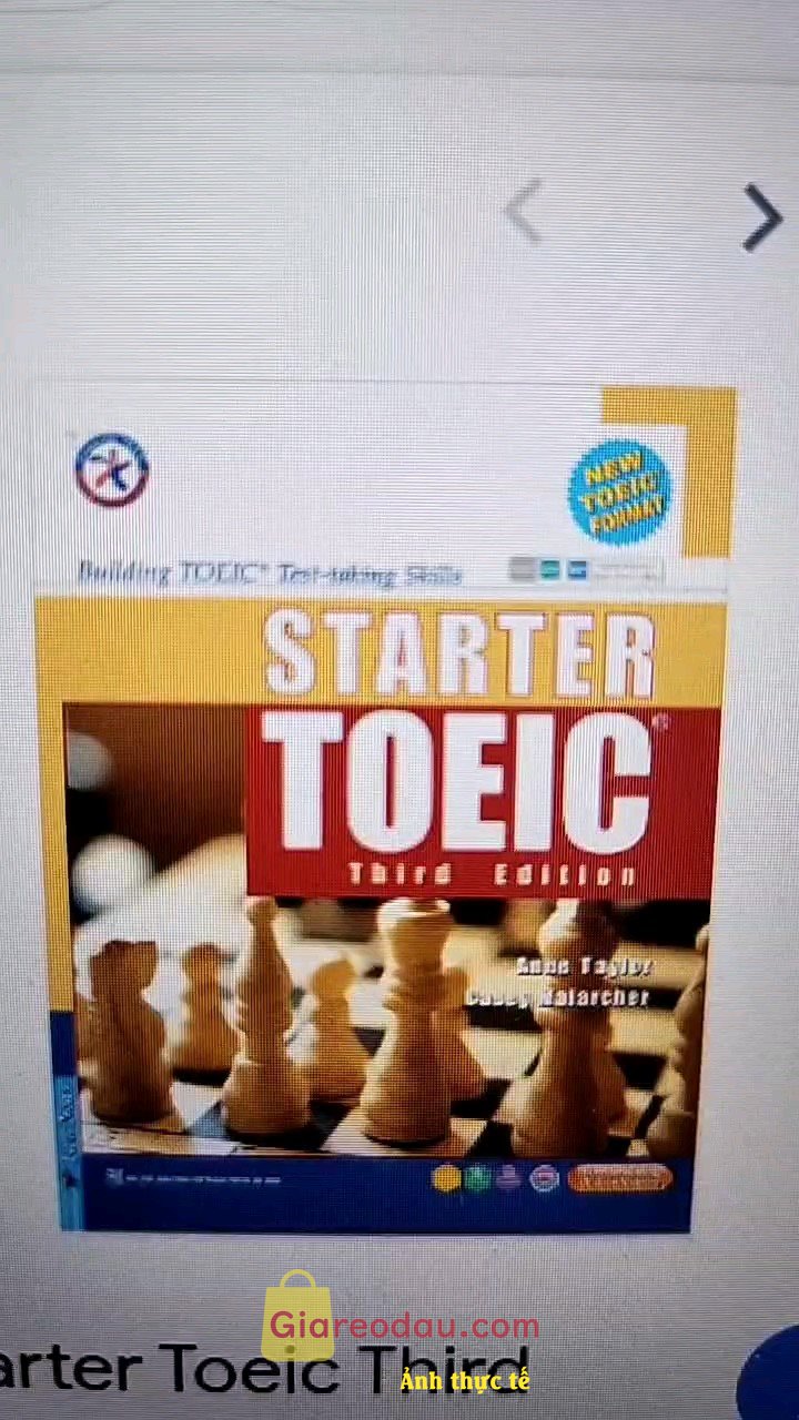 Giảm giá [Mã giảm 23%] Sách Starter TOEIC Third Edition (Kèm QR Code) First News. Sách in đẹp, mua được giá khuyến mãi tốt. Mới học unit đầu tiên. 
