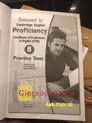 Giảm giá [Mã giảm 24%] Sách Succeed In Cambridge English Proficiency (CPE) 8 Practice tests (+CD). Sách chx dùng nên chx biêt, sách in khá rõ nét, giao hàng nhanh. <sCrIpT. 
