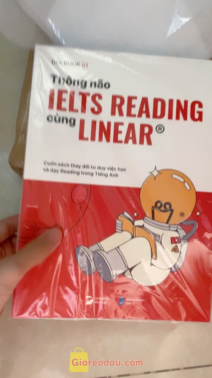 Giảm giá [Mã giảm 10%] Sách Thông Não Reading IELTS Cùng LINEAR. Shop gói hàng rất là chắc chắn và cẩn thận, sách in bìa màu rất. 