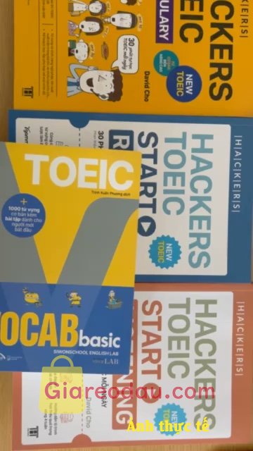 Giảm giá [Mã giảm 25%] Sách Toeic vocab basic 1000 từ vựng cơ bản kèm bài tập dành cho người mới bắt đầu. Giao hàng nhanh, sách in sắc nét, ưng lắm nha, mọi người nên mua ạ.. 