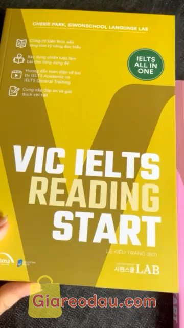 Giảm giá [Mã giảm 25%] Sách VIC IELTS START - IELTS All in One (Combo 4 cuốn). Trình bày dễ hiểu, lôi cuốn đọc giả, không bị khô khan, nch là. 