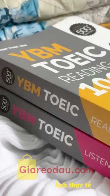 Giảm giá [Mã giảm 25%] Sách YBM TOEIC Reading 1000 Vol 1 (YBM Actual Toeic Tests RC 1000). sản phẩm đẹp oke, giao hàng gất là nhanh nề. đóng gói chắc chắn. 
