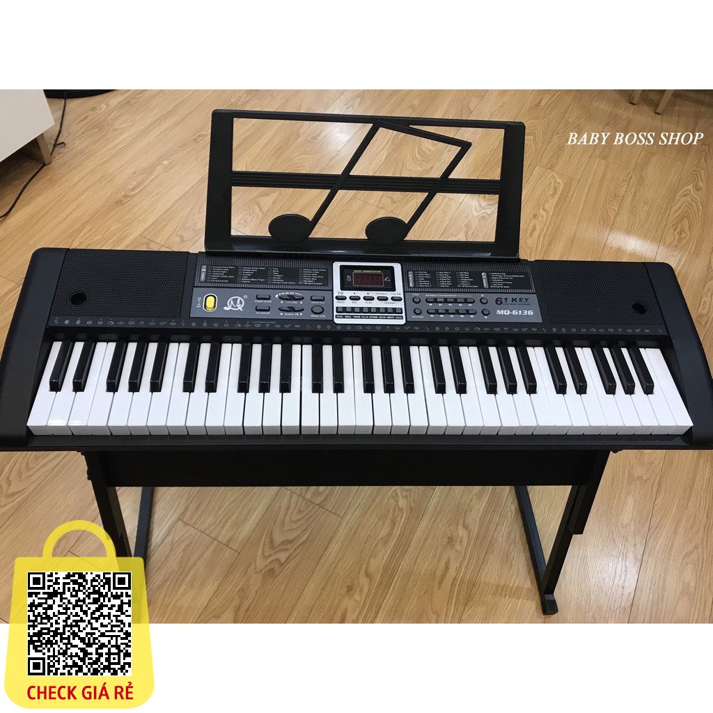 [ Ảnh Thật ] Đàn Piano Đàn Organ Electronic Keyboard Đàn 61 phím Đàn điện cho người mới học đàn