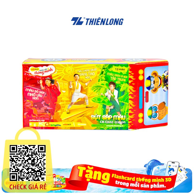 Bút sáp màu Thiên Long Colokit CR-C022