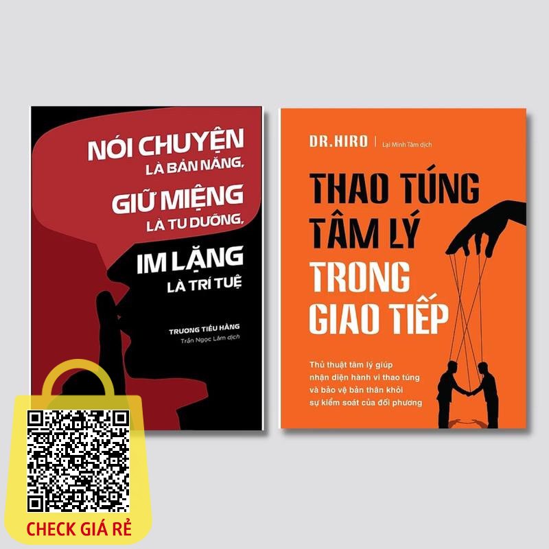 Combo 2 Cuốn Nói Chuyện Là Bản Năng -  Giữ Miệng Là Tu Dưỡng -  Im Lặng Là Trí Tuệ + Thao Túng Tâm Lý Trong Giao Tiếp