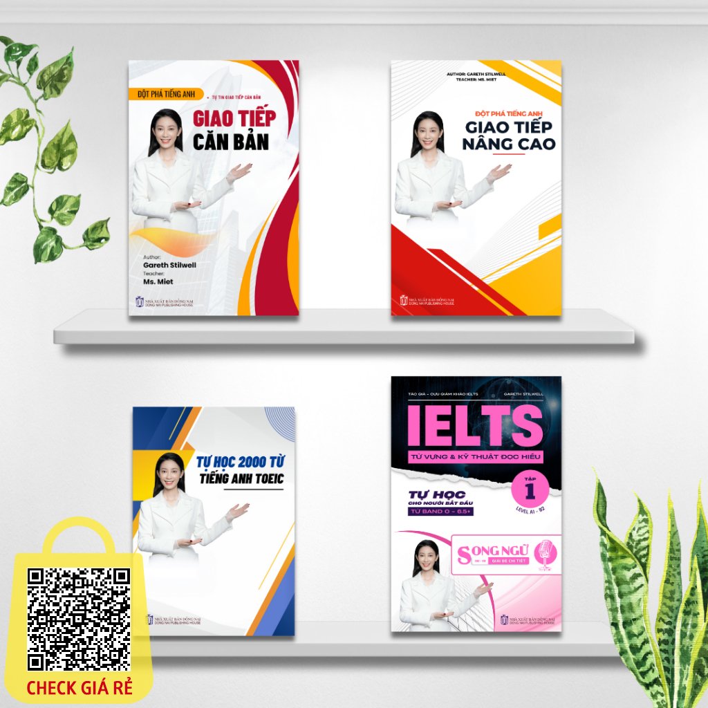 combo 4 cuon sach tieng anh cho nguoi mat goc sach ielts tu vung giao tiep can ban giao tiep nang cao sach tu vung toeic