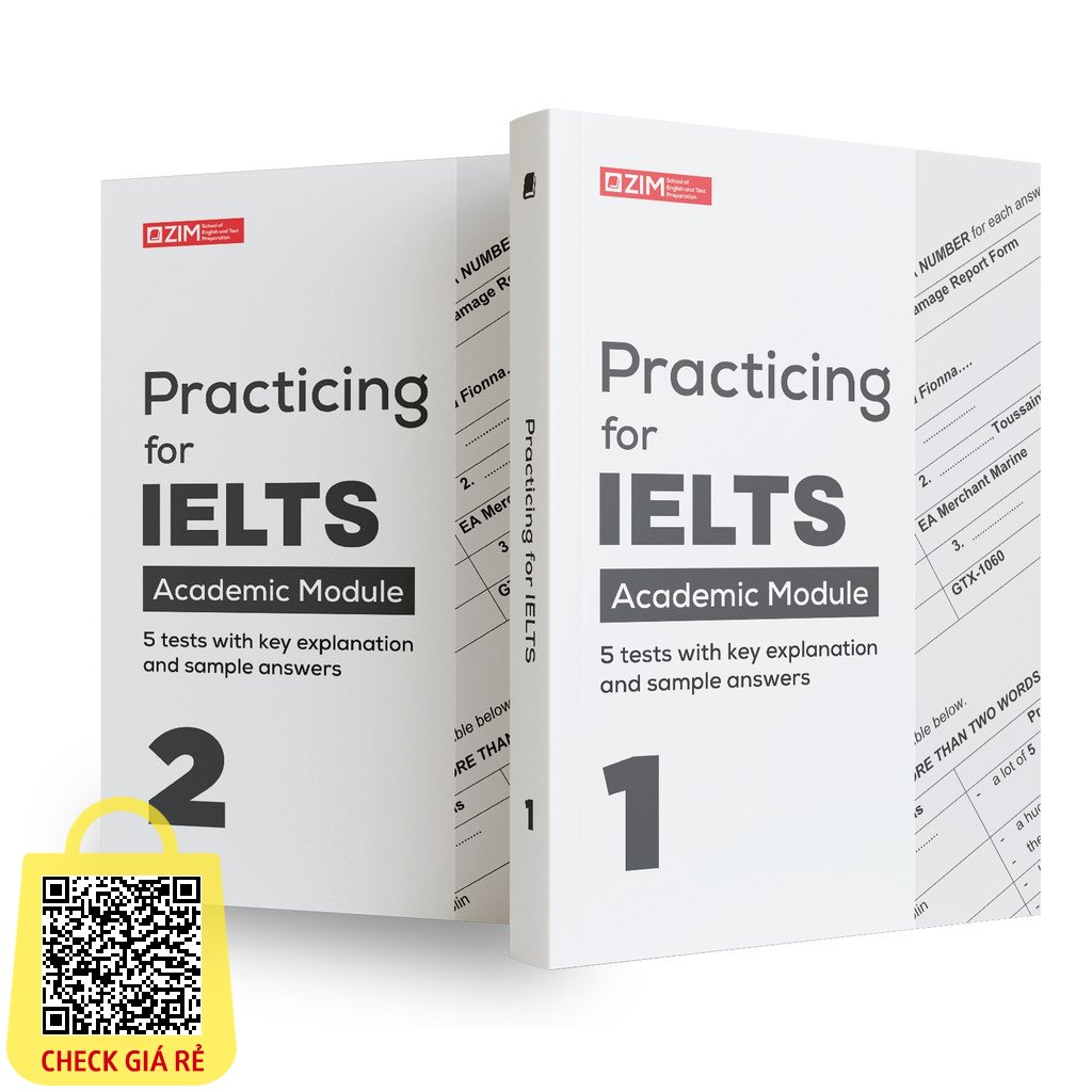 combo sach practicing for ielts tuyen tap 10 de thi ielts kem loi giai chi tiet