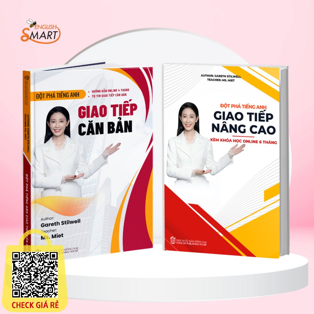 Combo Sách Tiếng Anh Giao Tiếp Từ Căn Bản Đến Nâng Cao A1-B2- Dành Cho Học Sinh Sinh Viên Và Người Đi làm