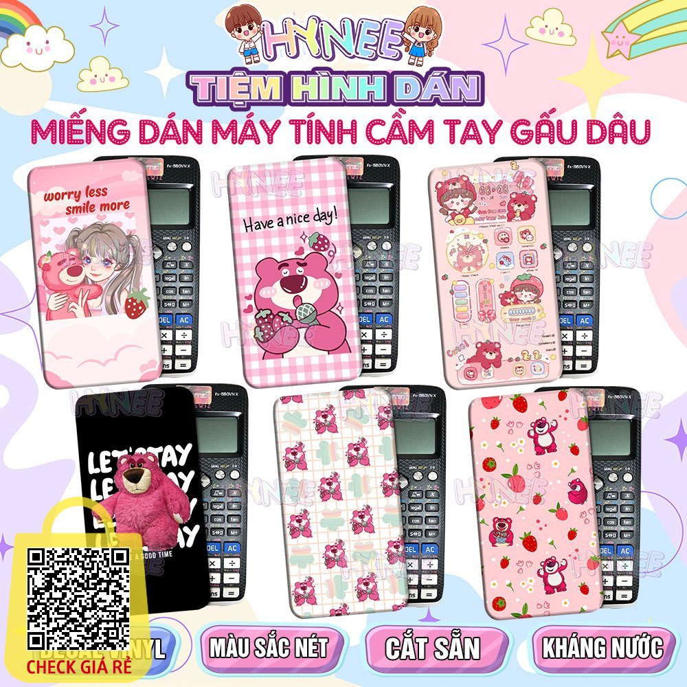 decal dan may tinh casio 580 vinacal fx gau losto skin gau dau dan may tinh hoc sinh casio vinacal flexio