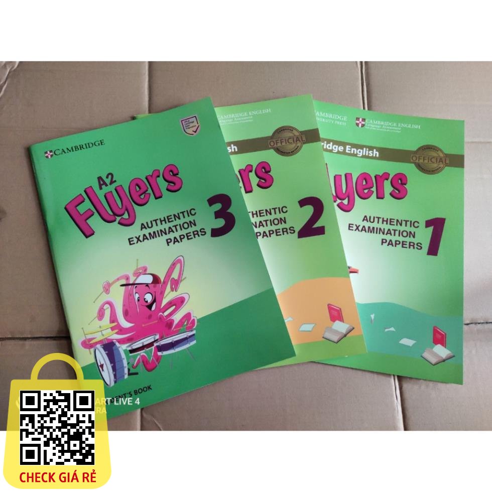 [IN MAU] Cambridge English Flyers Authentic in mau dep + MP3