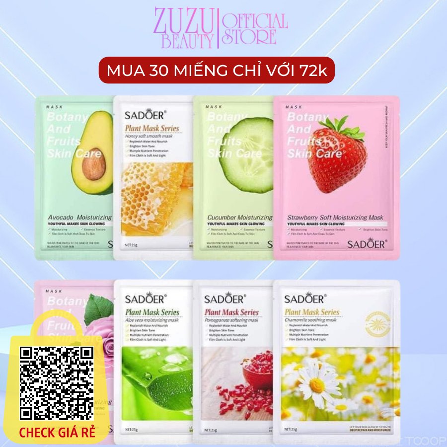 Mặt nạ dưỡng da, mặt nạ dưỡng trắng cấp ẩm mờ thâm bổ sung collagen tinh chất ốc sên Nội Địa Trung