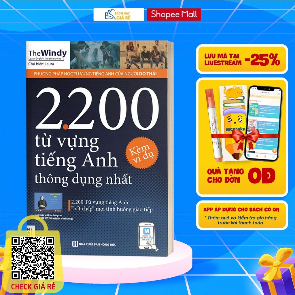 Sách 2200 Từ Vựng Tiếng Anh Thông Dụng Nhất - Dành Cho Người Học Cơ Bản