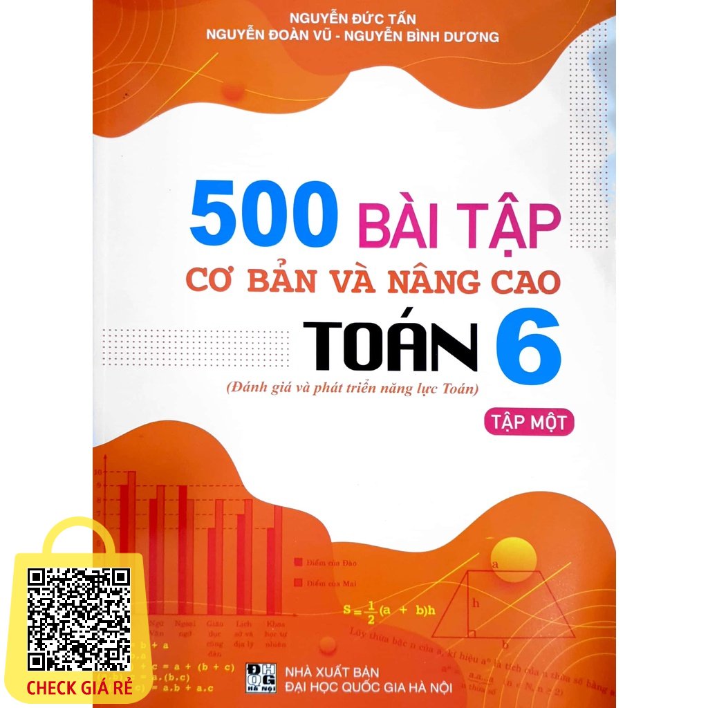 Sách 500 Bài tập cơ bản và nâng cao Toán 6 tập 1 (Đánh giá và phát triển năng lực Toán)