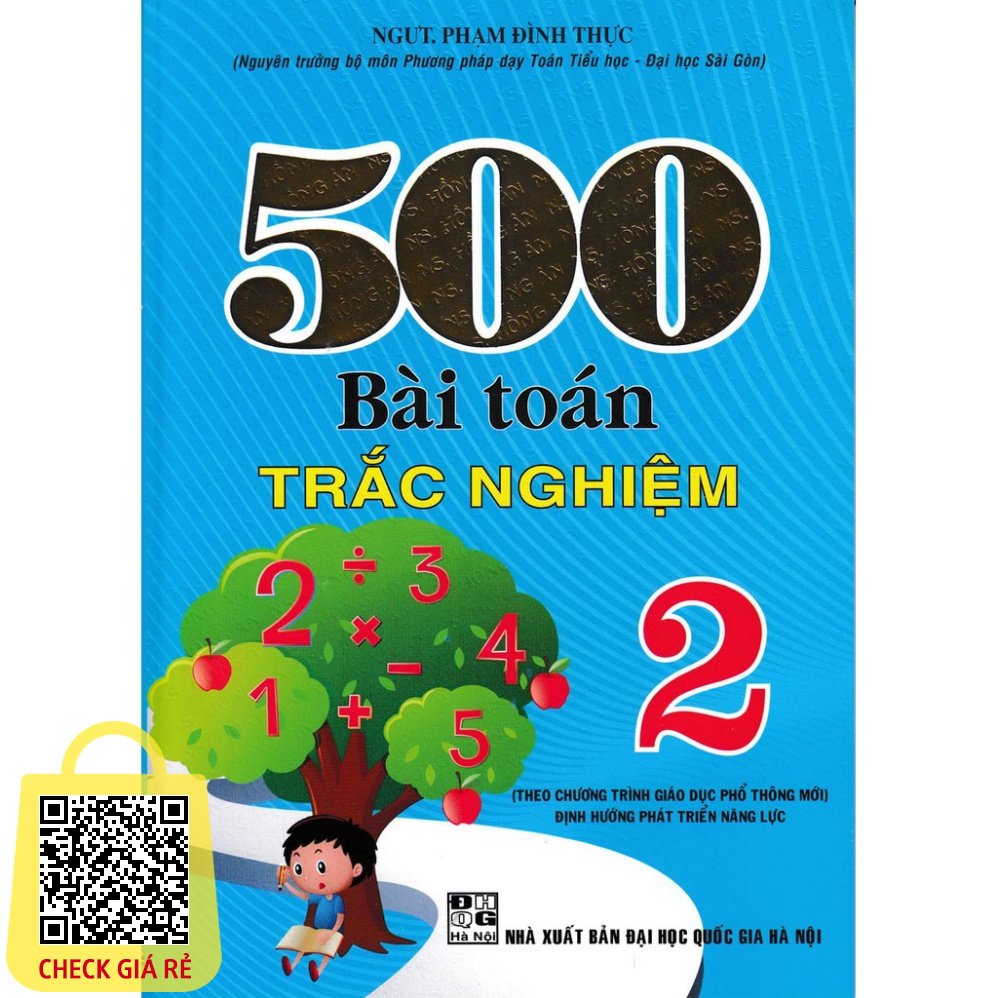 SÁCH - 500 bài toán trắc nghiệm lớp 2 (biên soạn theo chương trình mới)