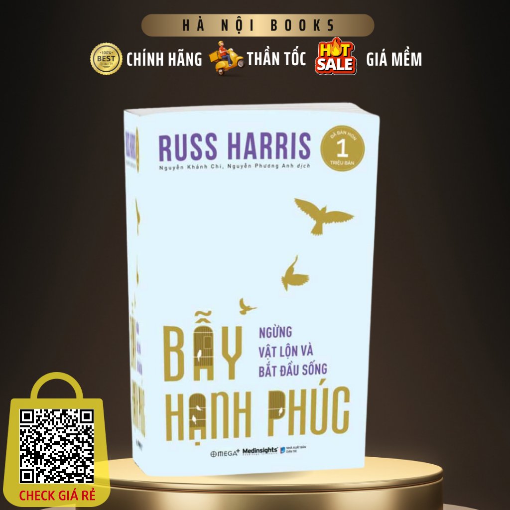 Sách Bẫy Hạnh Phúc - Ngừng Vật Lộn Và Bắt Đầu Sống - AlphaBooks