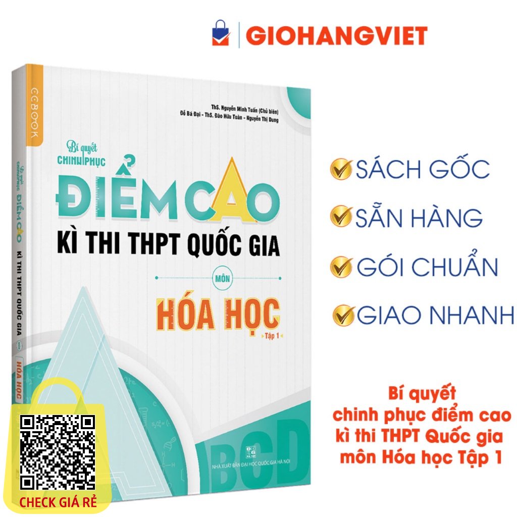 Sách bí quyết chinh phục điểm cao kì thi THPT Quốc gia môn Hóa học Tập 1