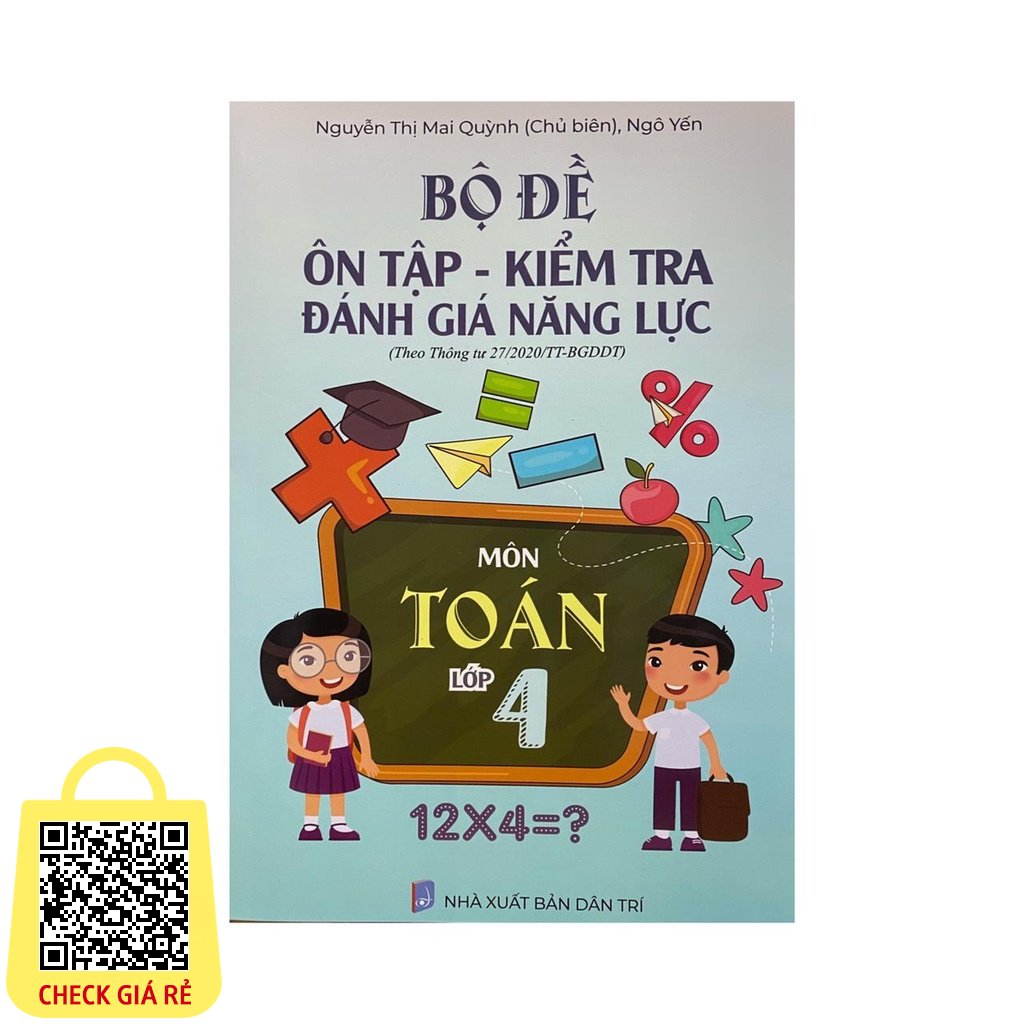 Sách Bộ đề ôn tập đánh giá năng lực môn Toán lớp 4