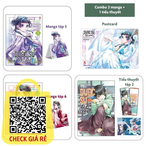 sach bo sach duoc su tu su tap 5 6 manga tap 2 light novel