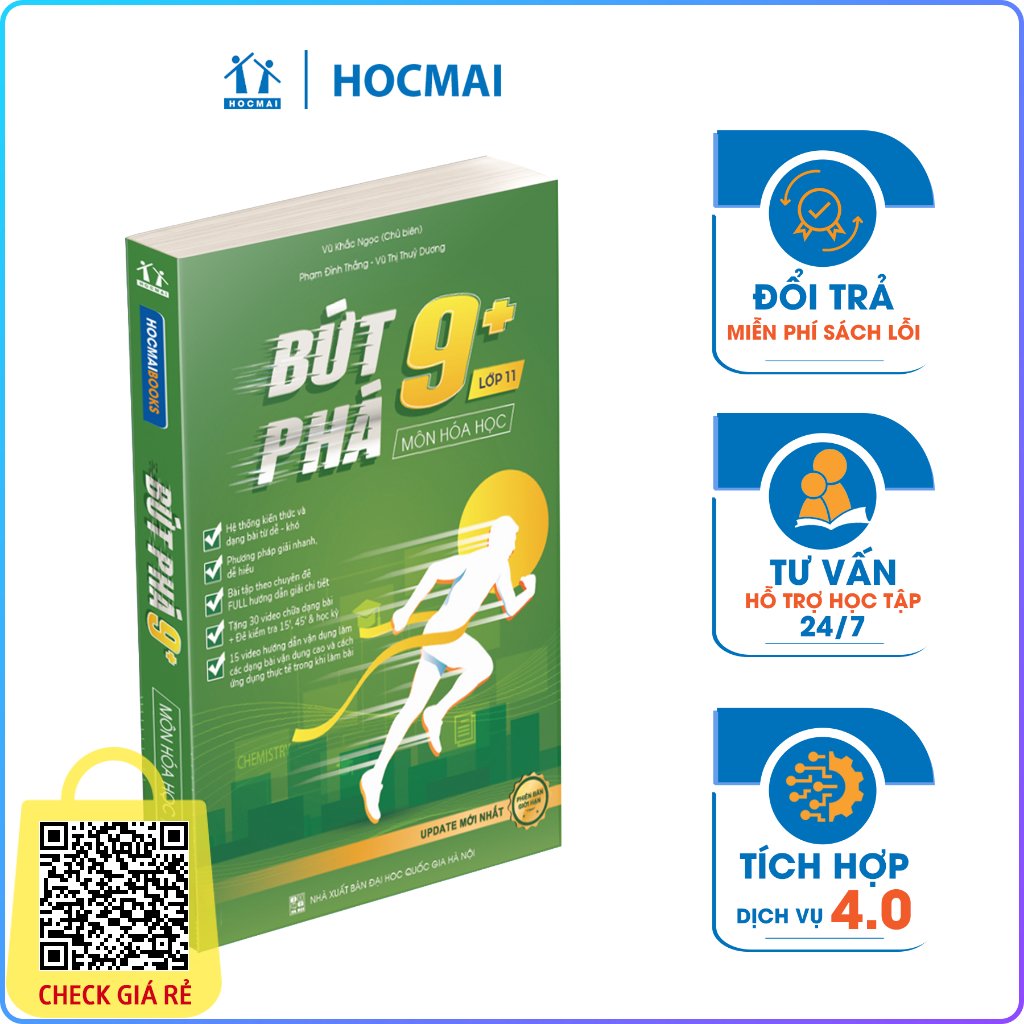 Sách Bứt phá 9+ môn Hóa học lớp 11 (Theo chương trình GDPT cũ)