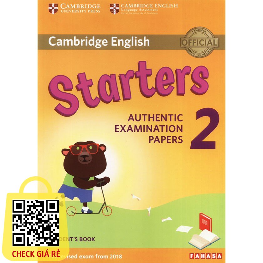 Sach Cambridge English Starters 2 (For revised exam from 2018)