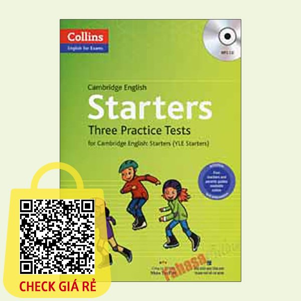 Sach Cambridge English Starters Three Practice Tests (+CD) + Audio Scripts & Answer Key (Bo)