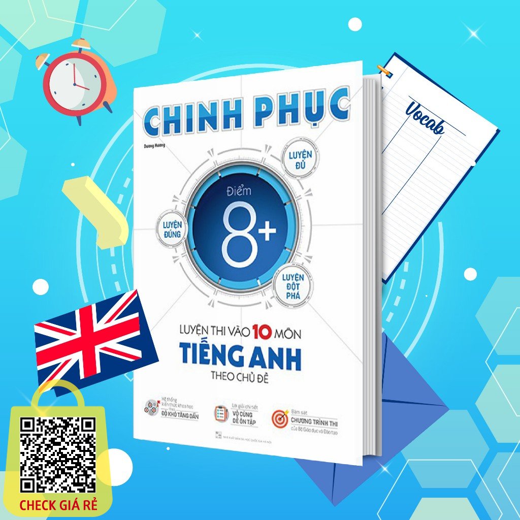 Sách Chinh phục luyện thi vào 10 môn Tiếng Anh theo chủ đề