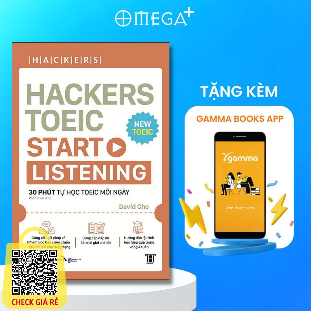 Sach Cho Nguoi Moi Hoc TOEIC: Hackers TOEIC Listening Tu Co Ban Den Nang Cao (Ban Chay Top 1 Tai Han Quoc)